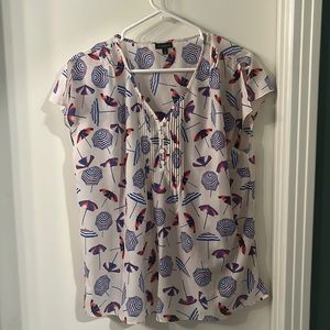 Talbots summer blouse
